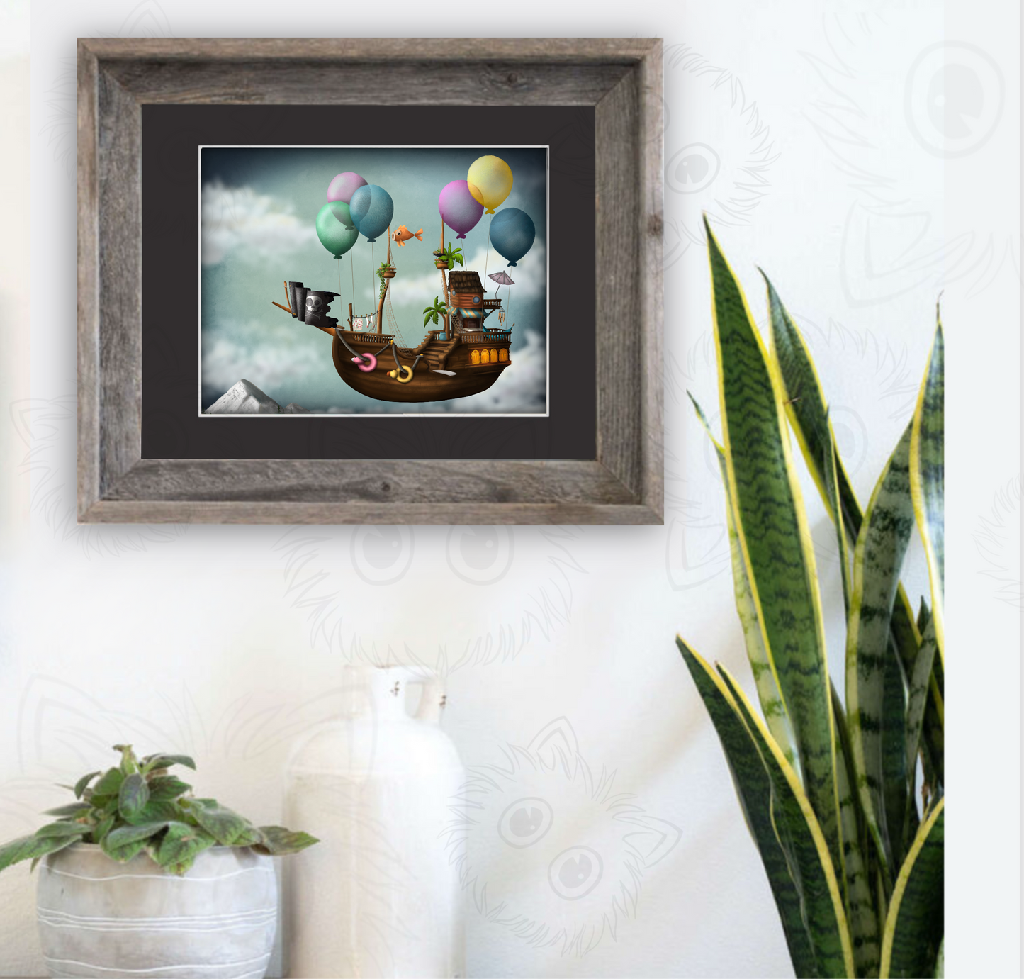 "Floating Along" Art Print