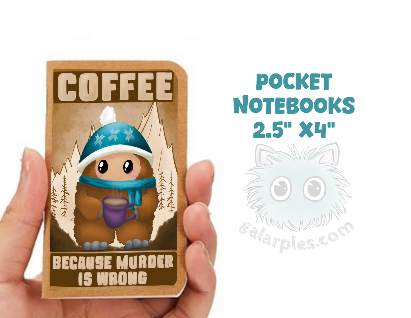 Karl Needs Coffee Pocket Notebook