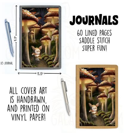 Hunting for Mushrooms, Journal and Sketchbook