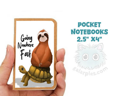 Going Nowhere Fast Pocket Notebook