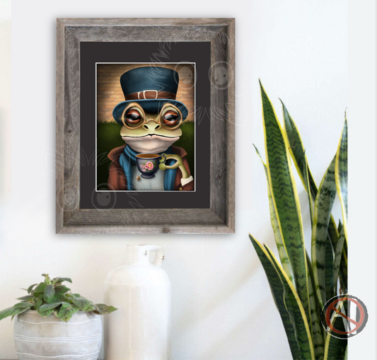 "Elton Frog" Art Print