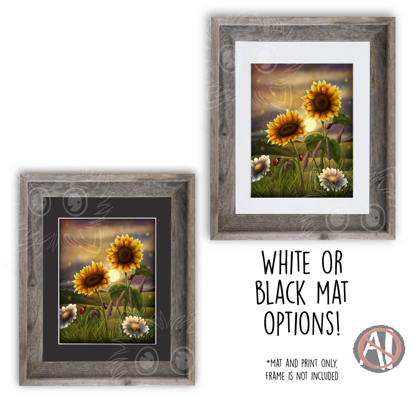 "Sunflower Meadows" Art Print
