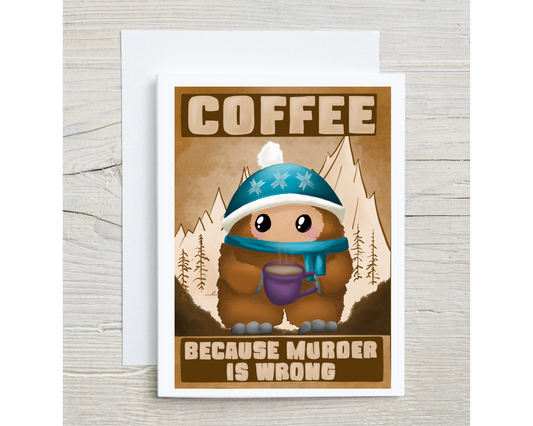 Karl needs Coffee (A2 Card)