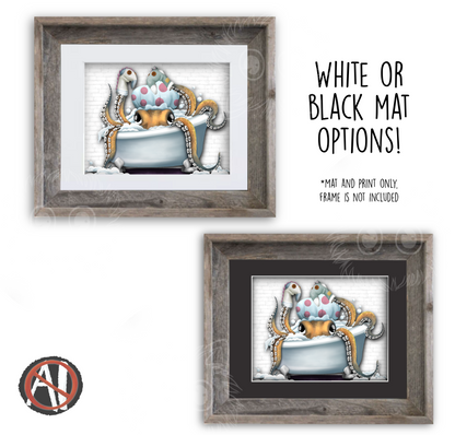 "Tub Time" Art Print