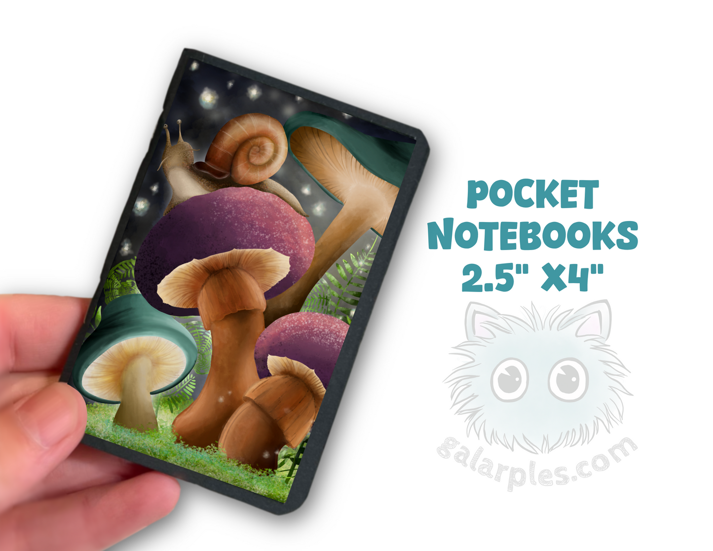 Night  Mushies Pocket Notebook