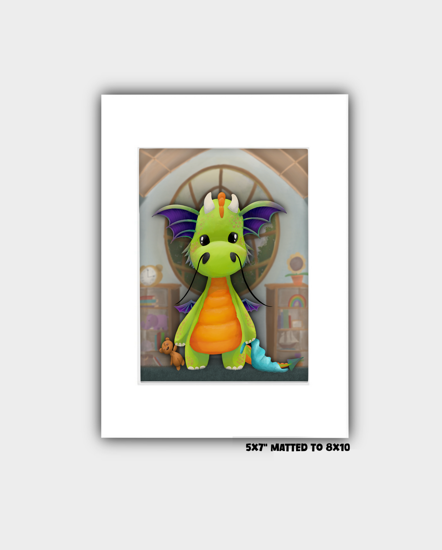 "Gogolupe the Dragon" Art Print