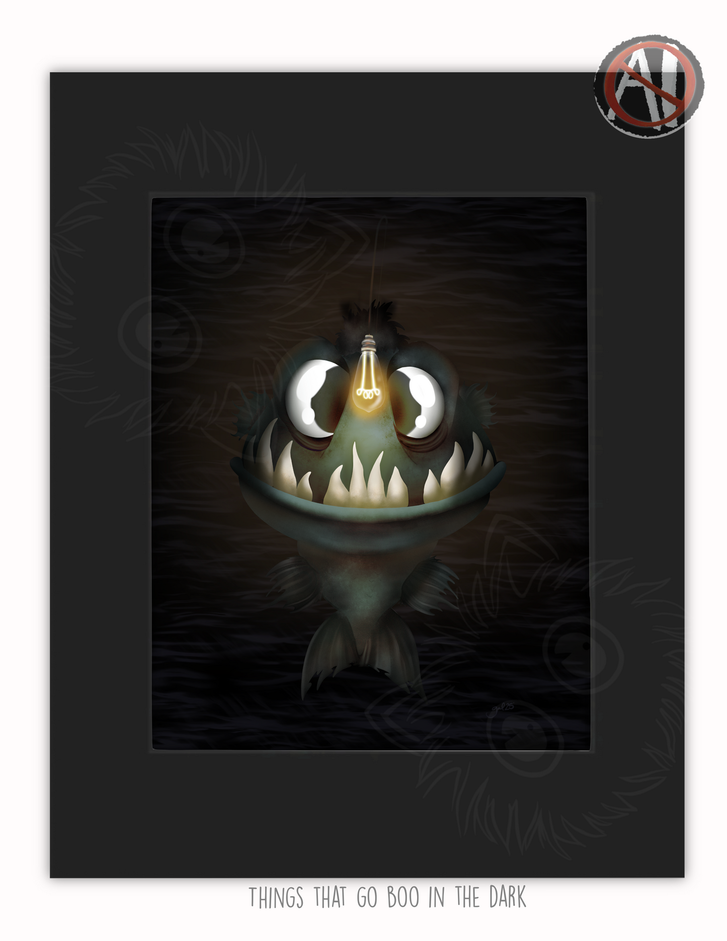 "Things that go Boo in the Dark" Art Print