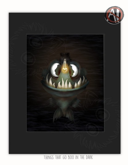 "Things that go Boo in the Dark" Art Print