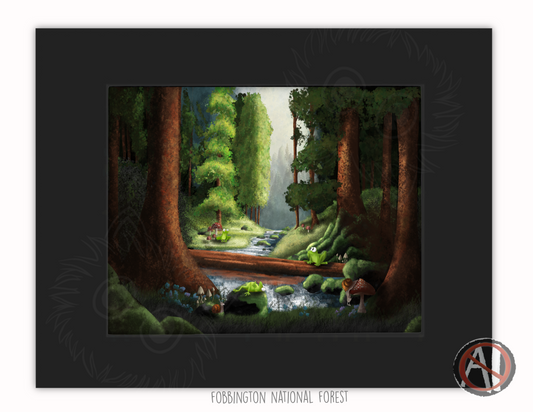"Frobbington National Park" Art Print