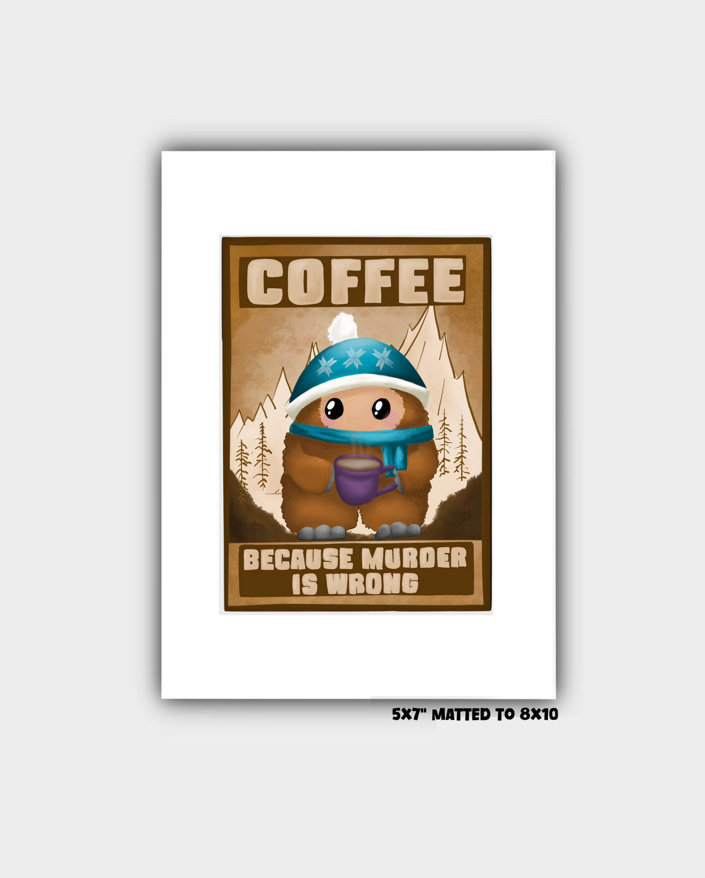 "Karl Needs Coffee" Art Print