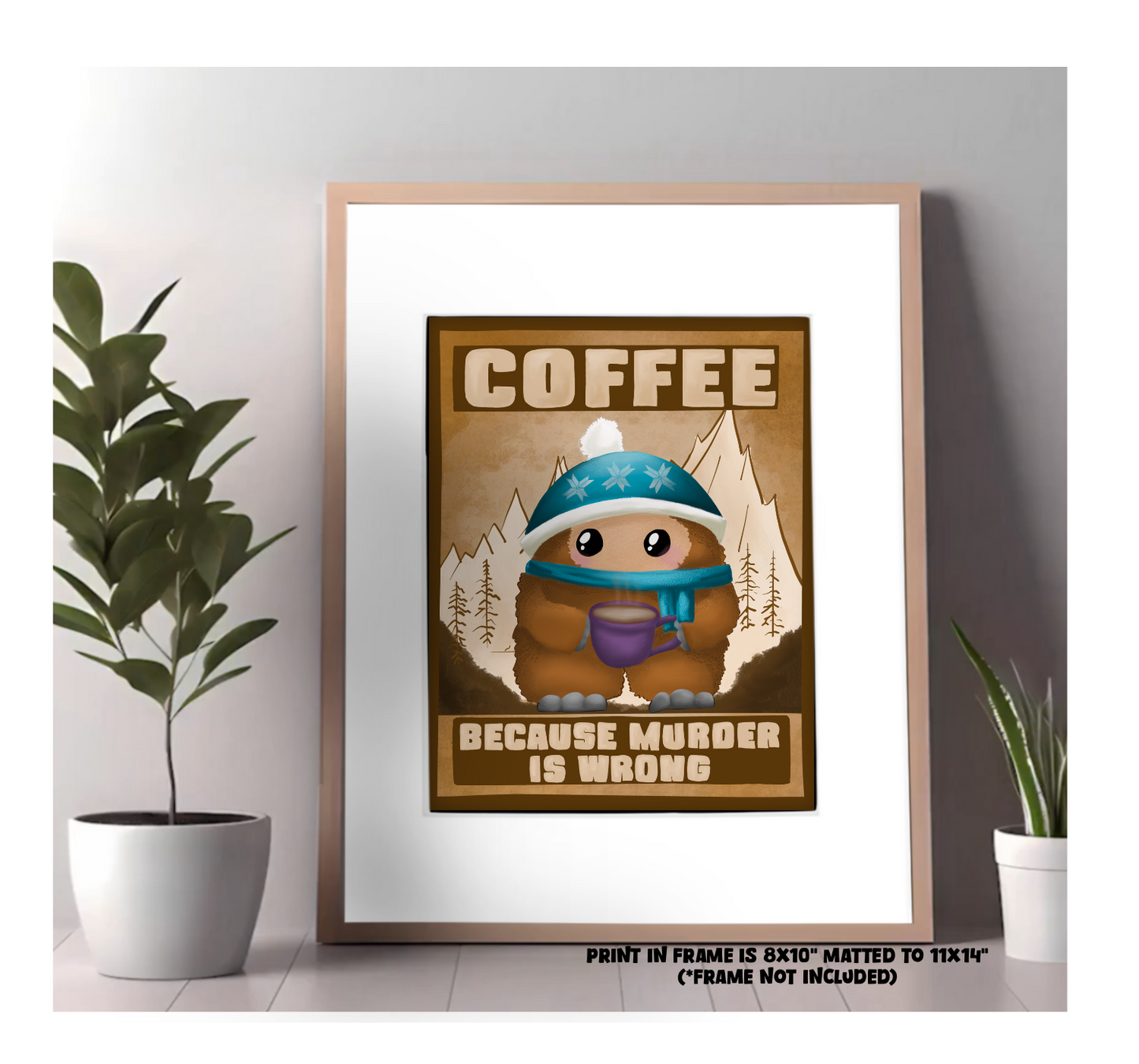 "Karl Needs Coffee" Art Print