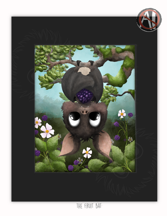 "The Fruit Bat" Art Print