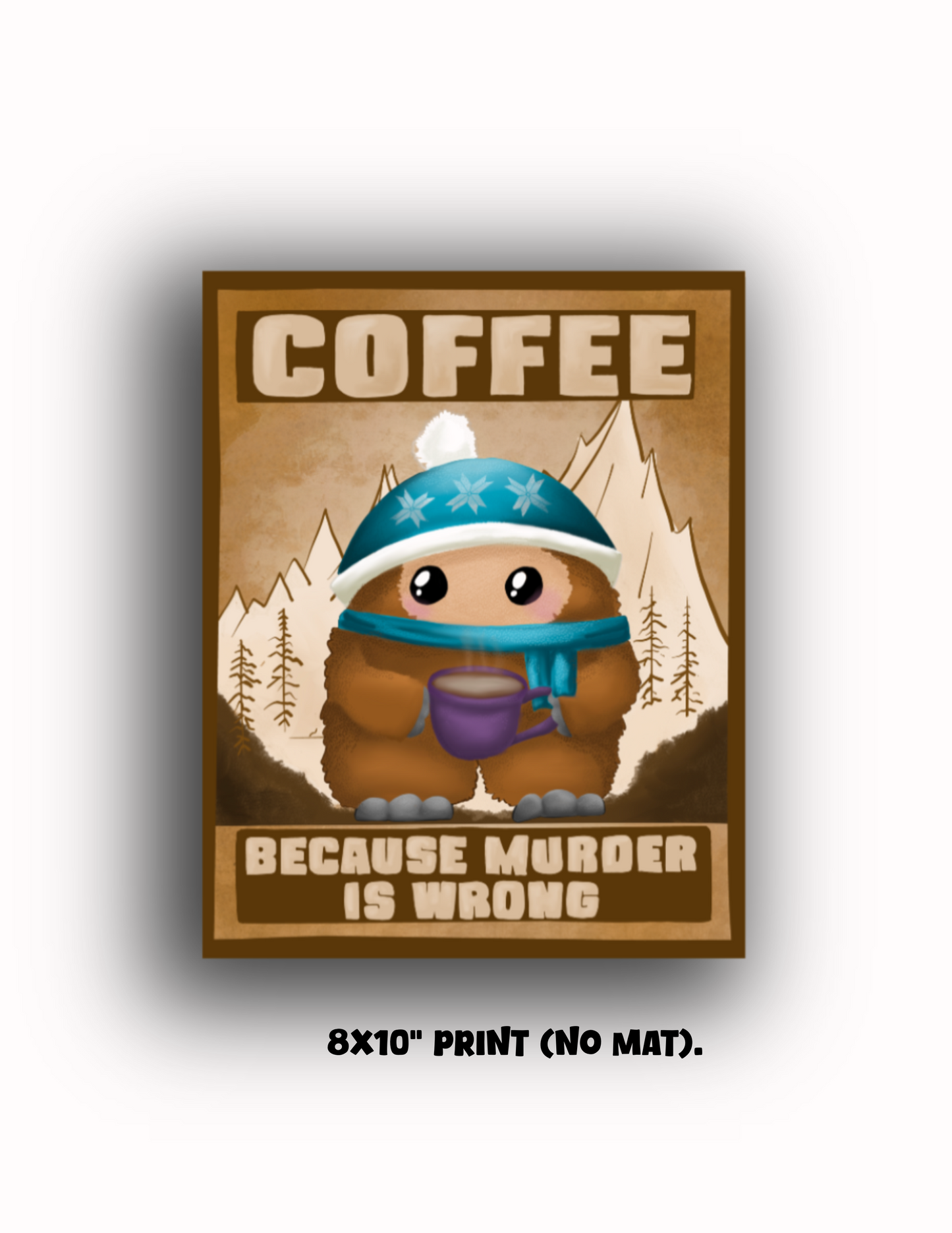 "Karl Needs Coffee" Art Print